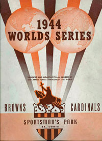 1944 World Series Program
